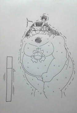 [Enbuoo] ジンベエ、おしっこ我慢 (One Piece)