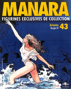 [Milo Manara] Figurines #43 : Arianna - Borgia III [French]