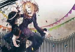 (Kyoukai kara Mieta Keshiki -Itaru-)   [Suoiretsym (Hisona)] Shosen Dareka no Sekai no Kuse ni (Touhou Project) [Spanish] {Mizuchi}