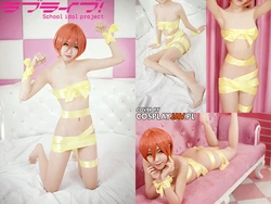 Hoshizora Rin cosplay (love live school idol project)
