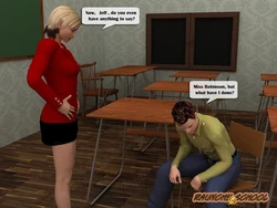 Raunchy School - Teacher humps a bad boy and lets another join