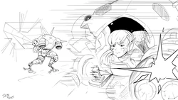 [Sketch Man] D.Va Explodes