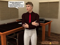 Raunchy School - New teacher works hard to impress a horny principal