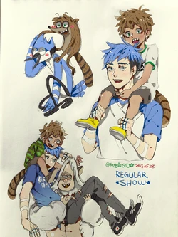[GogglesYO] Mordecai and Rigby!