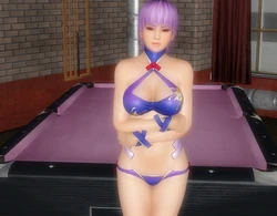 DOA girls at billiard pool