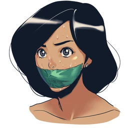korean comic gagged