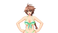 [Lune] Aku no Onna Kanbu "Kono Watashi ni Oshiokidato!? Fuzakeruna!" Character CGs 2/2