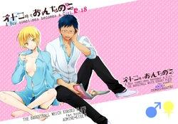 [Choumaru (Nasayuki)] Otoko Tokidoki Onnanoko (Kuroko no Basuke) [Digital]