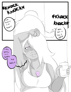 [Inuyuru] Amethyst's drinking problem (steven universe)