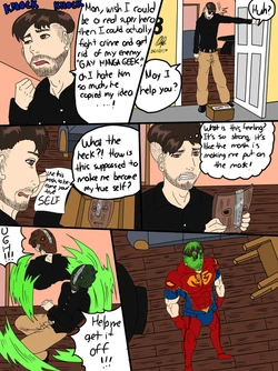 GAY COMIC GEEK AND THE MASK