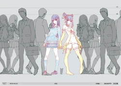 Girl Animation Reference Materials Settei