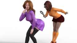 Mystery Solver Fan Art Lesbian Image Set