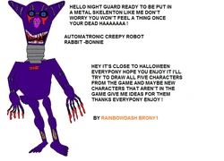 FIVE NIGHT'S AT FREDDY'S CLEAN GORY ARTWORK!
