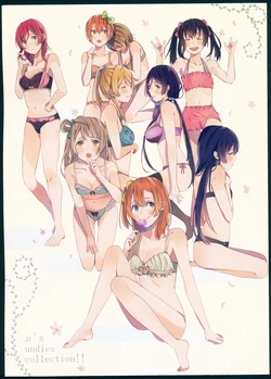 (C87) [Shandy Gaff (Sato Shinobu)] μ’s undies collection!! (Love Live!)