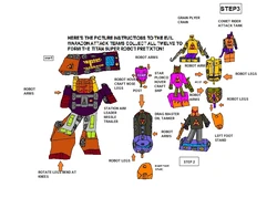 here are the real robot toy instructions to my inventor idea called THE WARACONS N CRUSHZOIDS ENJOY!