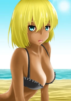 [Mamoribito] Kasshoku Kinpatsu Kyonyuu-san de Ero Kouzu Renshuu