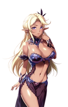 [Waffle] Namaiki Dark Elf 3-shimai ga Boku ni Nakadashi o Motomeru. Character CGs & Background