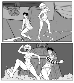 [Axel Rosered] Lab Accident + Sasha and Aliya Gets Ate + An unfinished comic