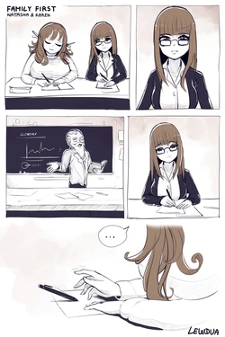 [Lewdua] Family First - Natasha & Karen