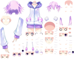 Megadimension Neptunia VII Dialogue Portraits (1/4)