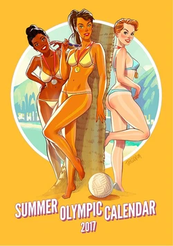 [AndrewTarusov] 2017 Summer Olympic Pinup Calendar