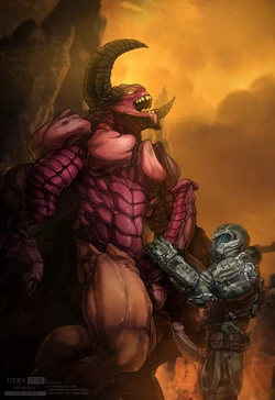 [Todex] Baron of Hell + Doom Marine (Doom)