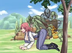 [Sakuwai Sororio] Goblin to Ouma-san Gokko Suru Ushikai-chan (Goblin Slayer)