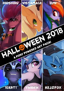 (Various) Halloween 2018: A Pony Powered Art Pack (My little pony)