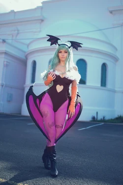 Amy Thunderbolt as Morrigan Aensland