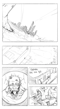 [purplevortex] 예전에 그렸던 연습 만화 [Korean]