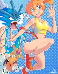 [OldManArtist] Thicc Misty (Pokémon)