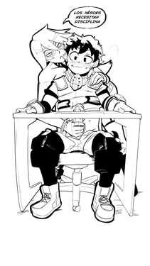 [Kenno Arkkan!!] Deku y Midnight (My Hero Academia) [Spanish]