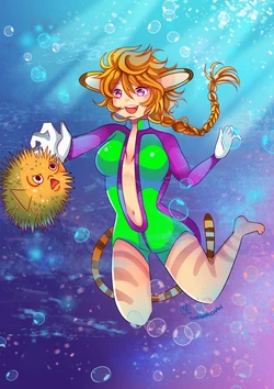 [Kurama-chan, Tentaskul] Puff Up!