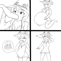 [Tomayo]  Megumin's Vore-splosion