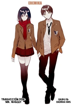 [Hakusai (Yasai)] Gakuen Eremika Kanzenban (Shingeki no Kyojin) [Spanish] [Mr. Nugget]