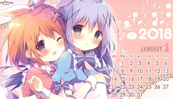 (C93) [Shiratamaco (Shiratama)] 2018-nen Takujou Calendar (Various)