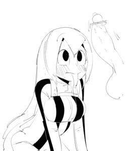 [coffing] Tsuyu Fella (Boku no Hero Academia)