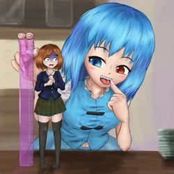 [Nyanko] 30cm no Kobito-chan o Marunomi suru (Touhou Project)