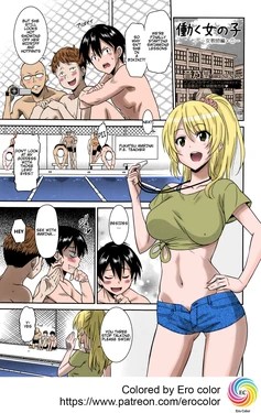 [Otono Natsu] Hataraku Onnanoko -Onnakyoushi Hen 1- | Working Girl -Female Teacher Chapter- (Manga Bangaichi 2016-01) [English] [Colorized]
