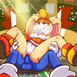 Older/Aged-up Cream the Rabbit