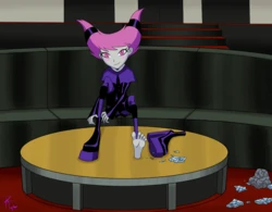 [Retrofaptor] Jinx Feet Commission (Teen Titans)