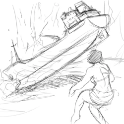 Hladilnik's Shark Girl and Raccoon Comic (Spanish) [Queso2033]