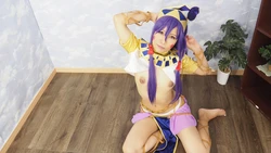 [Ladies Collection] ニトク○レイヤー 無表情を貫き指示に応える！おま○こ腹話術