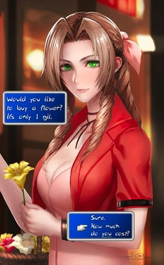 Cloud meets Aerith (FF7)