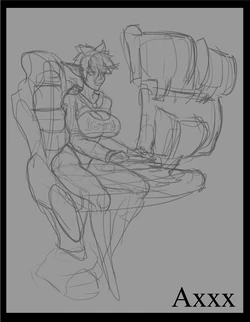 [Axxx] Alien Gamer Girl