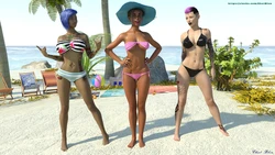 [Chat Bleu] Bitches On beach EP01