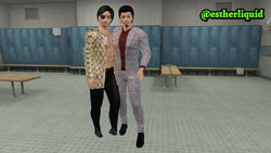 Kazuma Kiryu & Goro Majima - Yakuza [Yaoi 3D & Hentai]