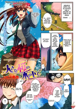[Shihira Tatsuya] Ookina Sakura no Kinoshita de | Under the Great Cherry Blossom (COMIC Kairakuten BEAST 2010-04) [Portuguese-BR] [Lampard]