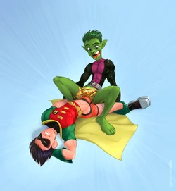 [Yoshka] Robin tops Beast Boy Reward (Teen Titans)