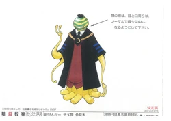 Assassination Classroom Animation Reference Materials Settei
